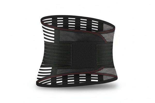 Lower Back Brace with 5 Stays – Breathable Anti-Skid Lumbar Support Belt for Men & Women