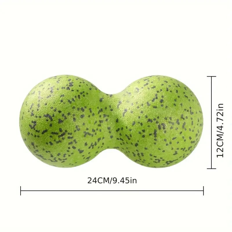 High-Density Peanut Massage Ball – Double Mobility Roller for Deep Tissue & Spine
