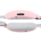 Electric Period Cramp & Waist Massager – Vibrating Heating Belt for Menstrual & Abdominal Pain Relief