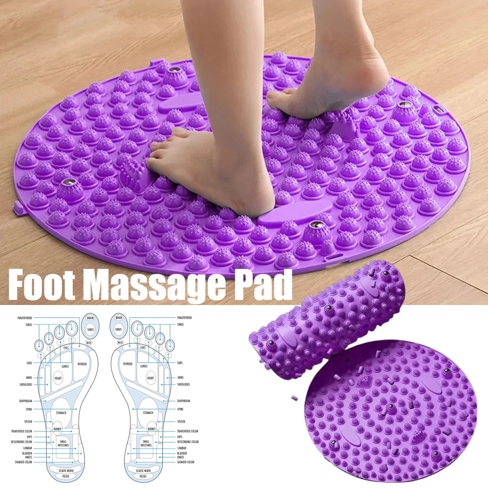Fingerpressure Board Foot Massage Pad – Health Walk Pressure Board Acupressure Yoga Training Mat