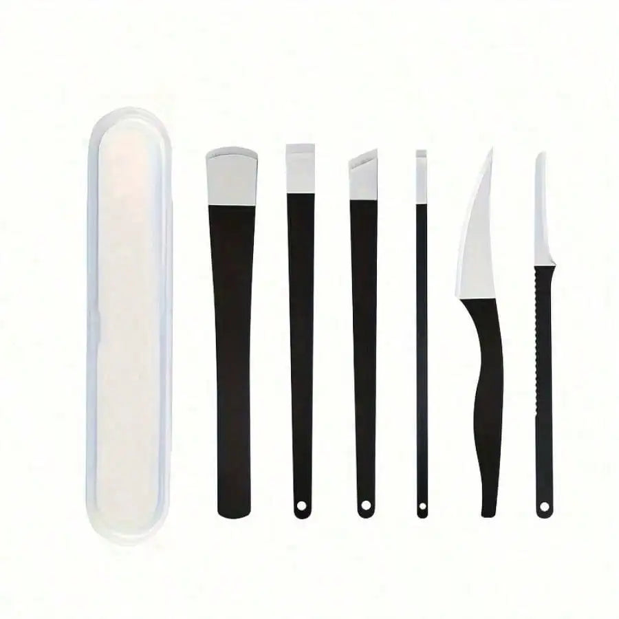 4/5/6pcs Stainless Steel Ingrown Toenail Set, Pedicure Foot Care Kit For Hard Skin Callus Removal, Pedicure Callus Shaver Tools