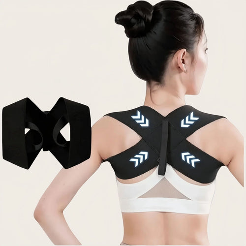 Adjustable Back & Shoulder Posture Corrector Belt – Clavicle & Spine Support Brace for Home, Office & Sport