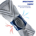 2025 Latest Knee Support for Men Pressurized Elastic Knee Brace with Silicone Spring Basketball  Volleyball Knee Pads