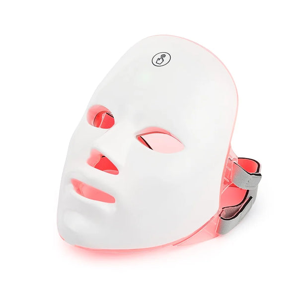 Rechargeable 7-Color LED Photon Facial Mask – Skin Rejuvenation, Lifting & Whitening Beauty Mask