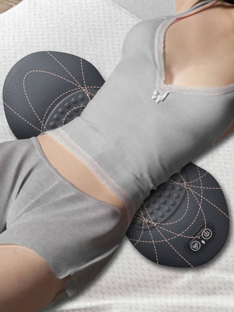 Okayso 3-in-1 Lumbar Support Pillow – Adjustable Height Back Massager & Heated Memory Foam Waist Pillow