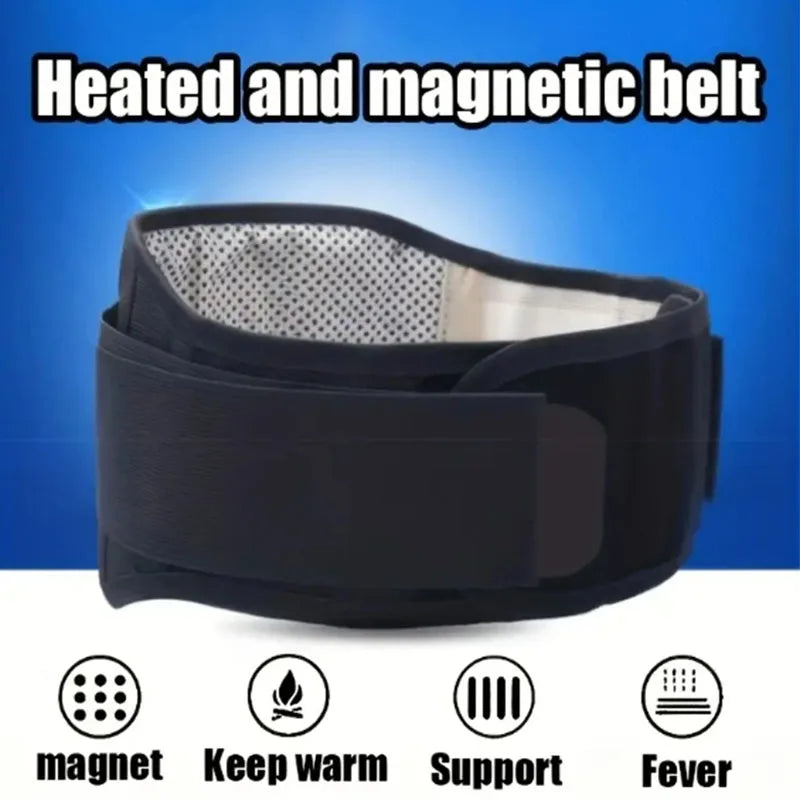 Adjustable Self-Heating Magnetic Therapy Waist Support Belt – Sports Back Massage & Body Care Belt