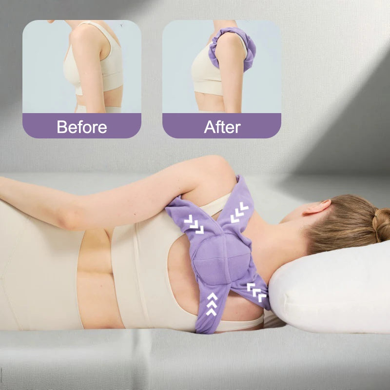Clavicular & Scapula Fracture Fixation Strap – Back Correction Support Brace for Home & Office