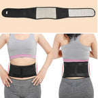 Unisex Magnetic Back Support Belt Adjustable Self Heating Therapy Back Waist Support Belt Lumbar Brace Massage Band Health Care