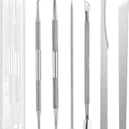 Premium Foot Care Kit 8Pcs Callus Remover File Dead Skin Shaver Cuticle Pusher Pedicure Tool for Hard Tough Skin Beauty Health