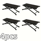 Folding Foot Rest 4-Height Adjustable Pedal Footrest Stand for Beauty Salons Home Pedicures Toe Nail Tool and Guitar Pedal Stool