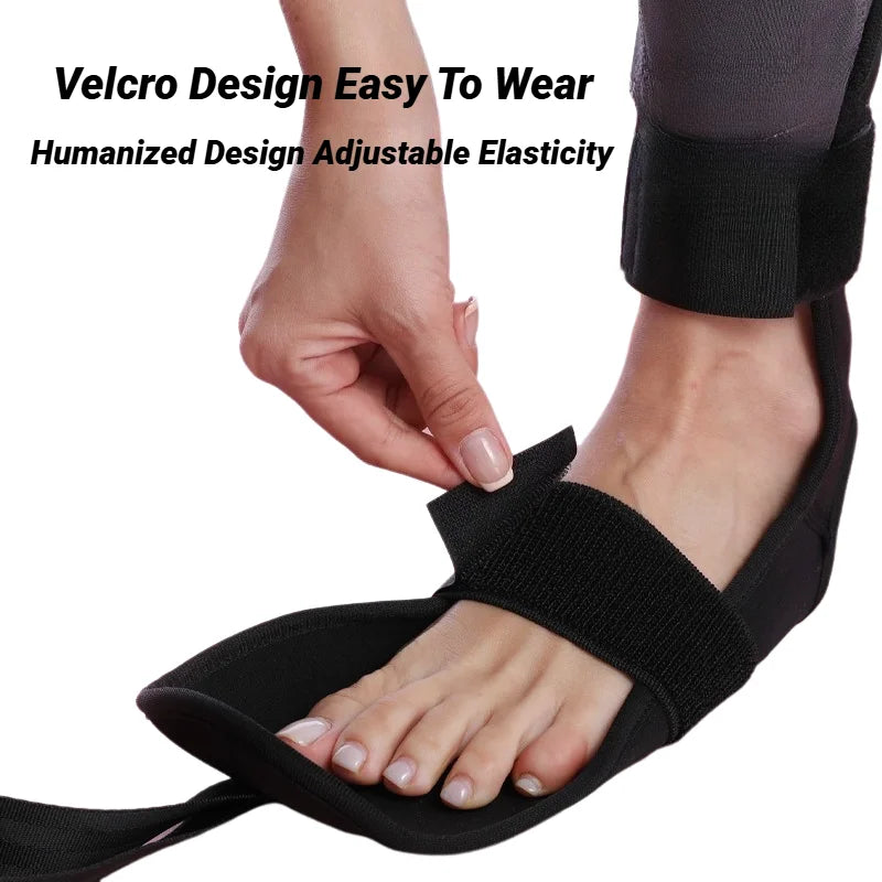 Yoga Leg Stretcher Flexibility Strap – Elastic Stretching Band for Rehabilitation, Plantar Fasciitis & Ankle
