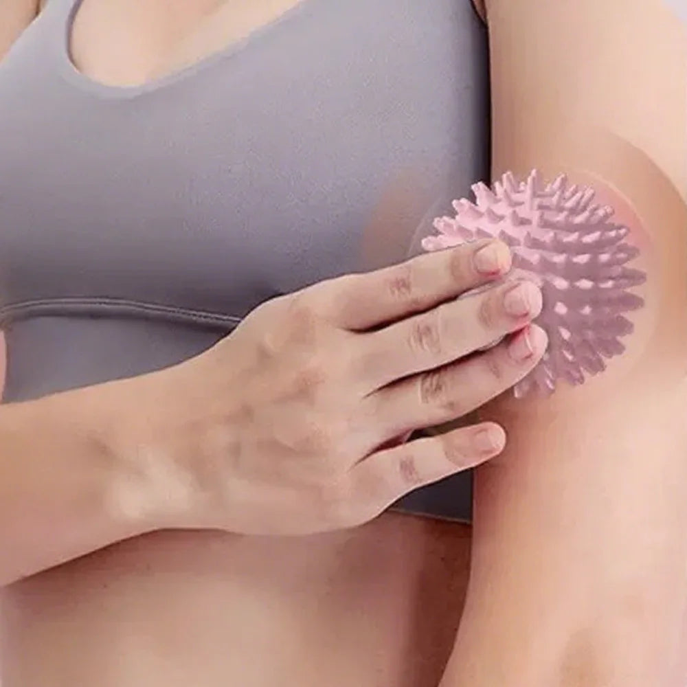 3-Piece Home Massage Set – Spiky Massage Ball, Massage Roller & Foam Roller Shaft for Full Body Relief