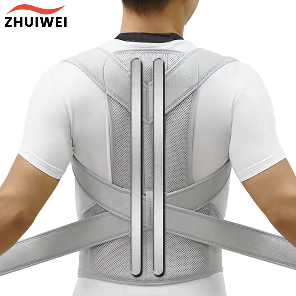 Upper Back Posture Corrector – Clavicle & Shoulder Straightening Brace Strap
