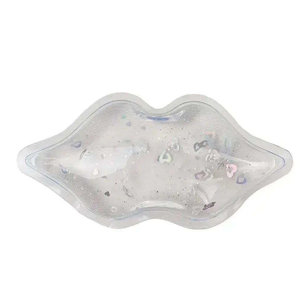 Lip Gel Ice Packs – Flexible Reusable Cold Compress for Lip Surgery, Cosmetic Injuries & Pain Relief