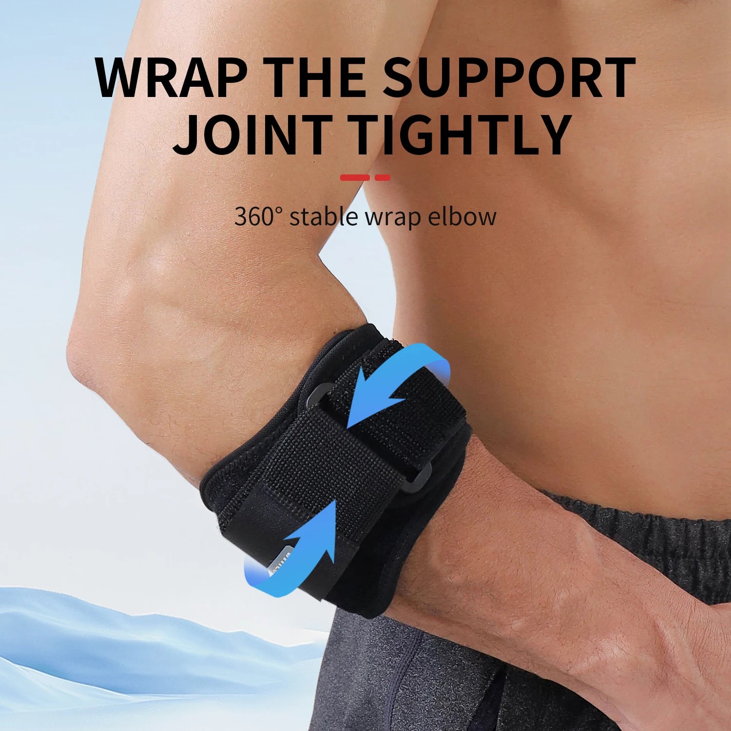 Pressure Exercise Elbow Protection, Fitness Basketball, Daily Exercise, Sweat Absorption, Breathable Support, Elbow Protection