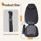 Electric Back Massager with Heat - Chair Pad