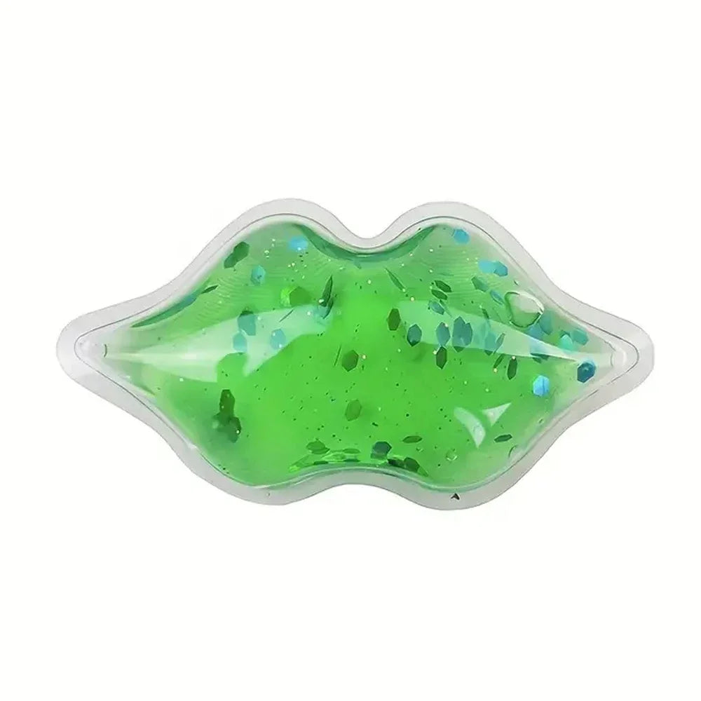 Lip Gel Ice Packs – Flexible Reusable Cold Compress for Lip Surgery, Cosmetic Injuries & Pain Relief