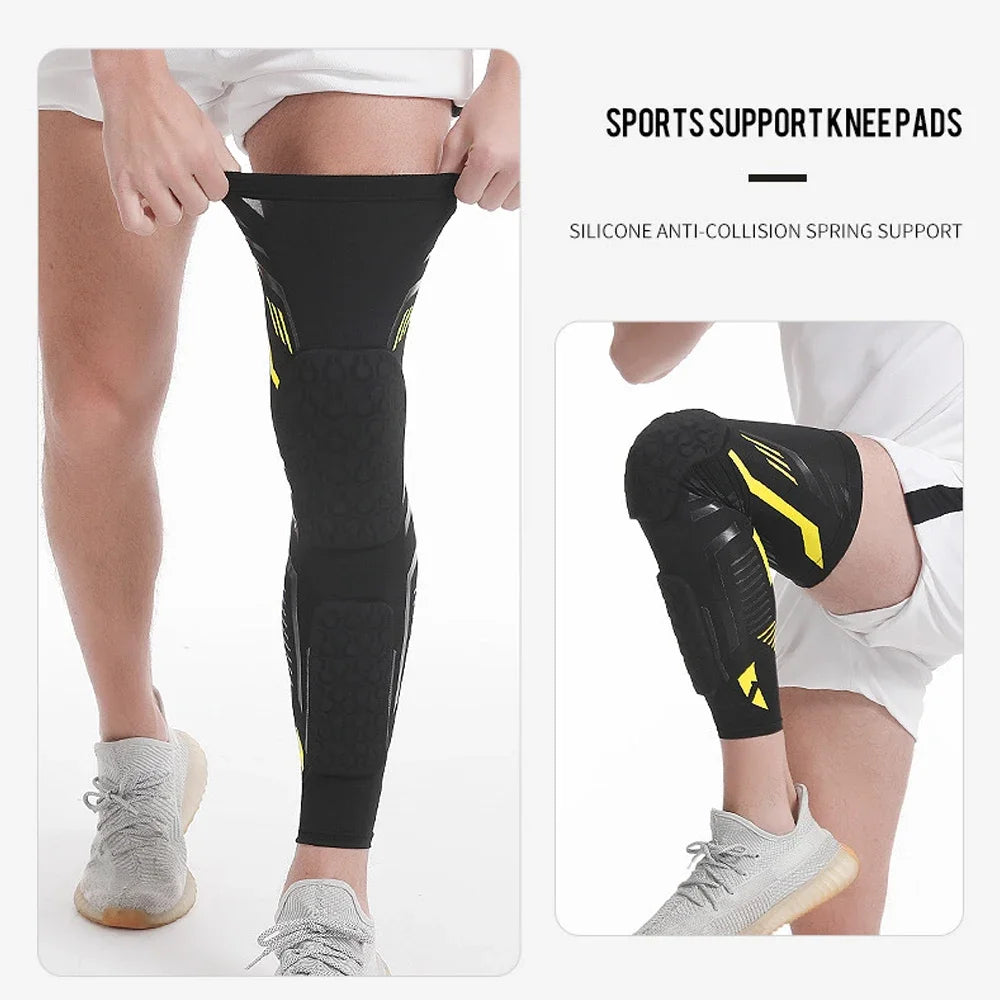 1 Pcs Knee Compression Sleeves Basketball Volleyball Leg Sleeve Football Adult Knee Protector Calf Support Snowboard Kneepad New