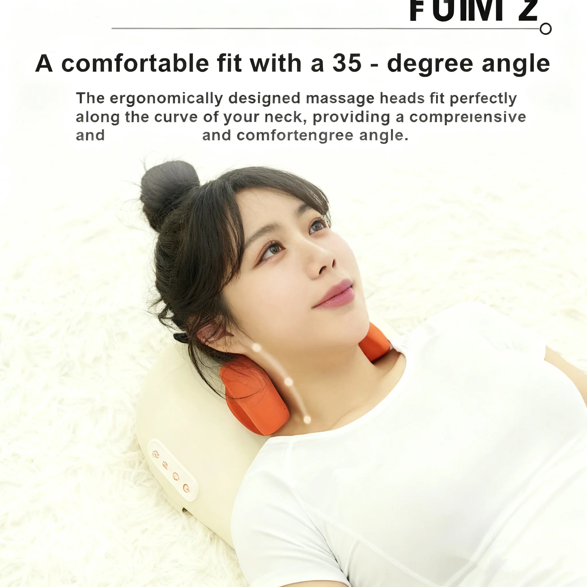 SPA Portable Wireless Pillow Massager – Super Strong Neck & Shoulder Warm Massage Device