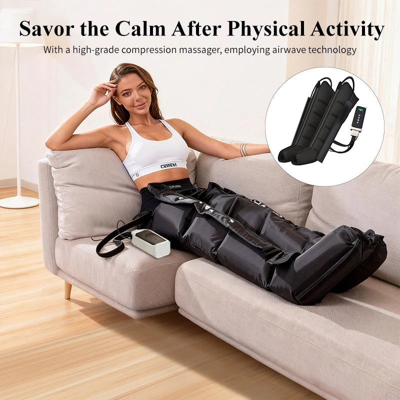 Professional Salon & Spa Full Body Massager – Dynamic Compression Massage System with EU Plug