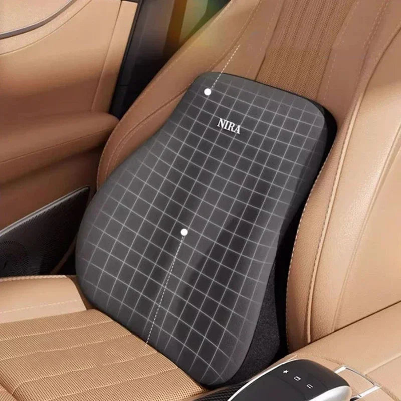 HEALTENCE Memory Foam Car Neck & Lumbar Support Set