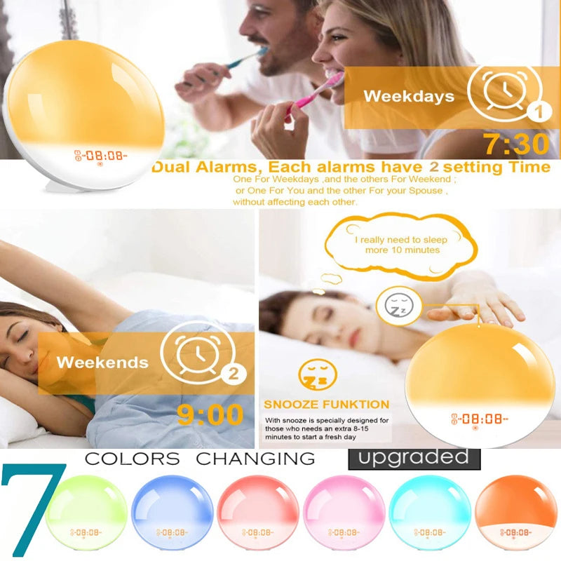 Sunrise Alarm Clock with Wake Up Light