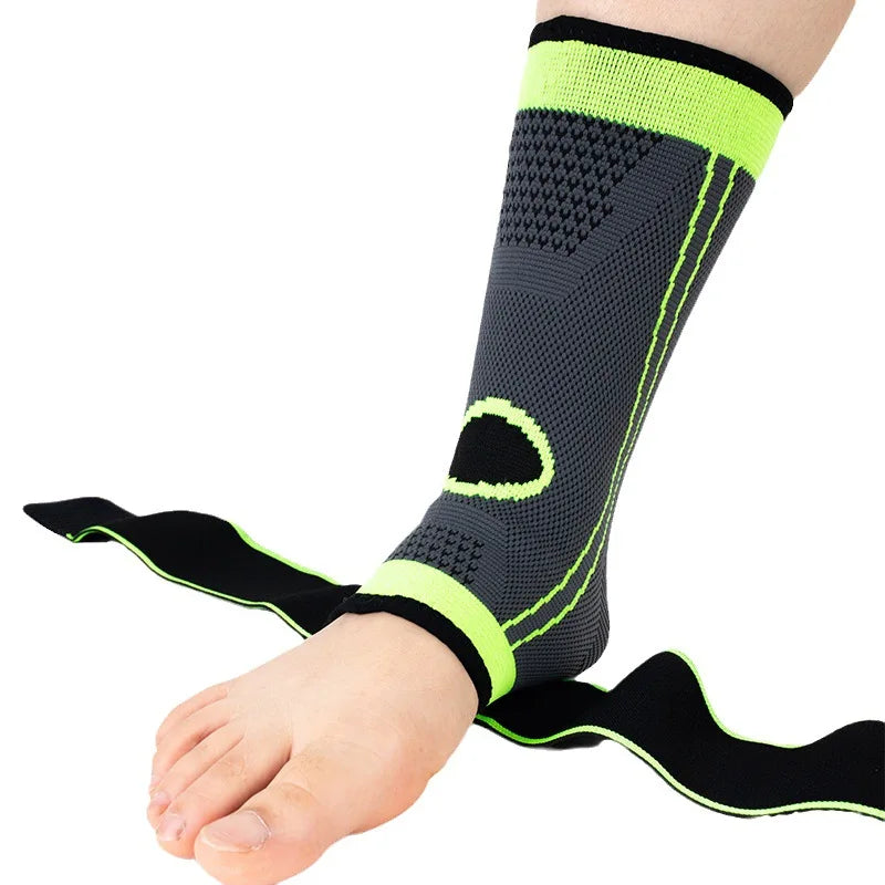 Adjustable Compression Ankle Support – Sports Basketball Ankle Wrap for Sprain Prevention in Men & Women