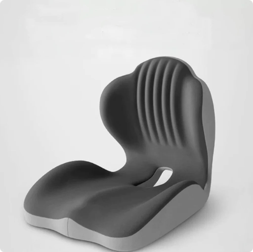Ergonomic Memory Foam Seat Cushion – Lumbar Support for Office Chair & Car