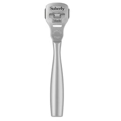 Foot Razor Callus Remover Kit – Stainless Steel Heel & Hard Skin Corn Shaver with Wood Handle & 10 Blades