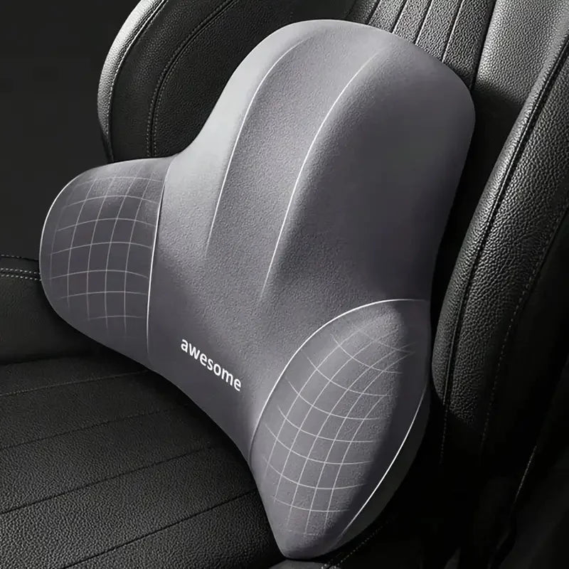 HEALTENCE Memory Foam Office Chair Cushion – Lumbar Support for Back Pain Relief