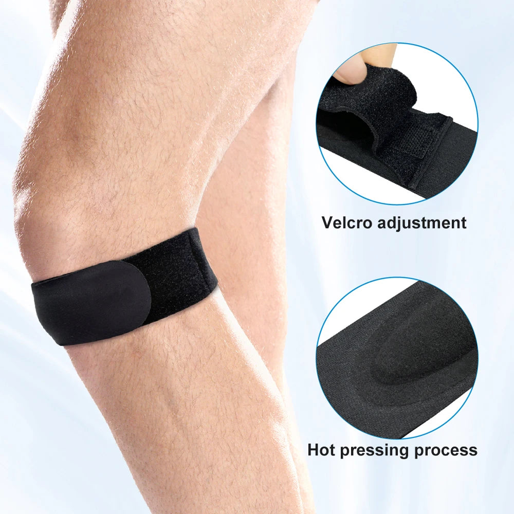 1pc Knee Support Band Adjustable Patella Tendon Strap for Men and Women