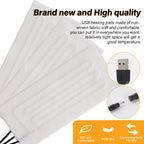 1set USB Clothes Heater Pad with DC connector Clothes Heating Mat For Neck Lumbar Abdomen Warming Winter Heat Mat