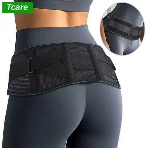Back Brace for Lower Back Pain Relief – Adjustable Lumbar Support Belt for Workouts, Sciatica & Herniated Disc