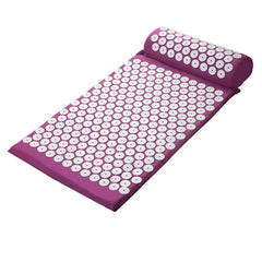 Acupressure Pillow Set with Storage Bag – Neck, Back & Foot Massage Mat for Blood Circulation