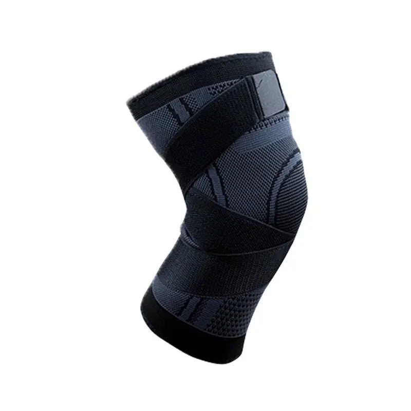 High-Elastic Compression Knee Brace – Adjustable Strap Joint Support for Weightlifting & Fitness