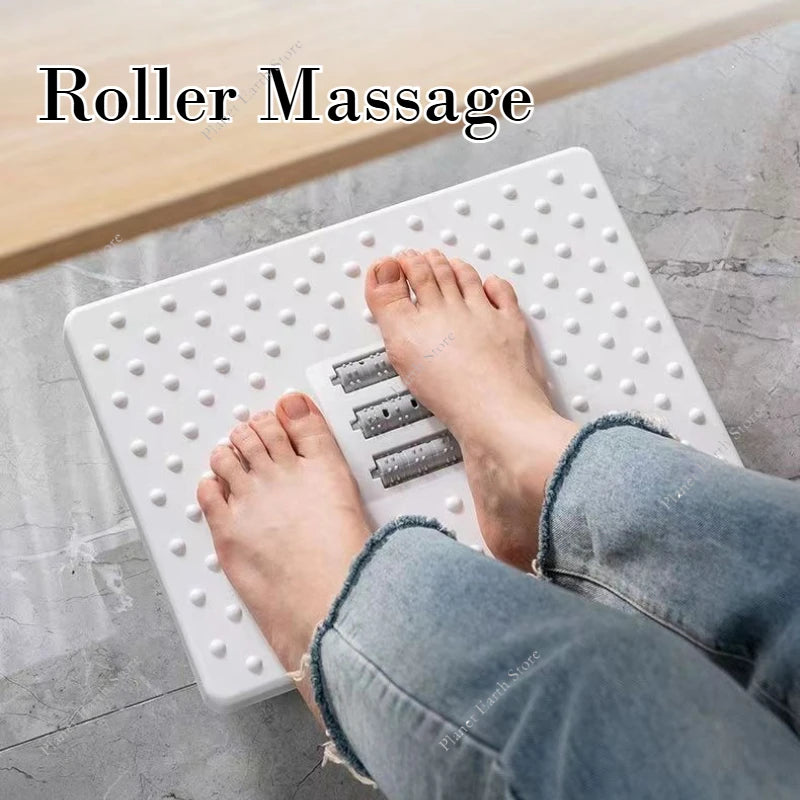 Portable Under Desk Footrest – Ergonomic Rocker Balance Board Foot Stool for Home & Office