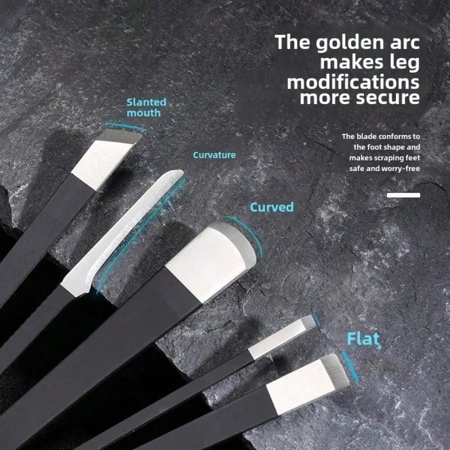 4/5/6pcs Stainless Steel Ingrown Toenail Set, Pedicure Foot Care Kit For Hard Skin Callus Removal, Pedicure Callus Shaver Tools