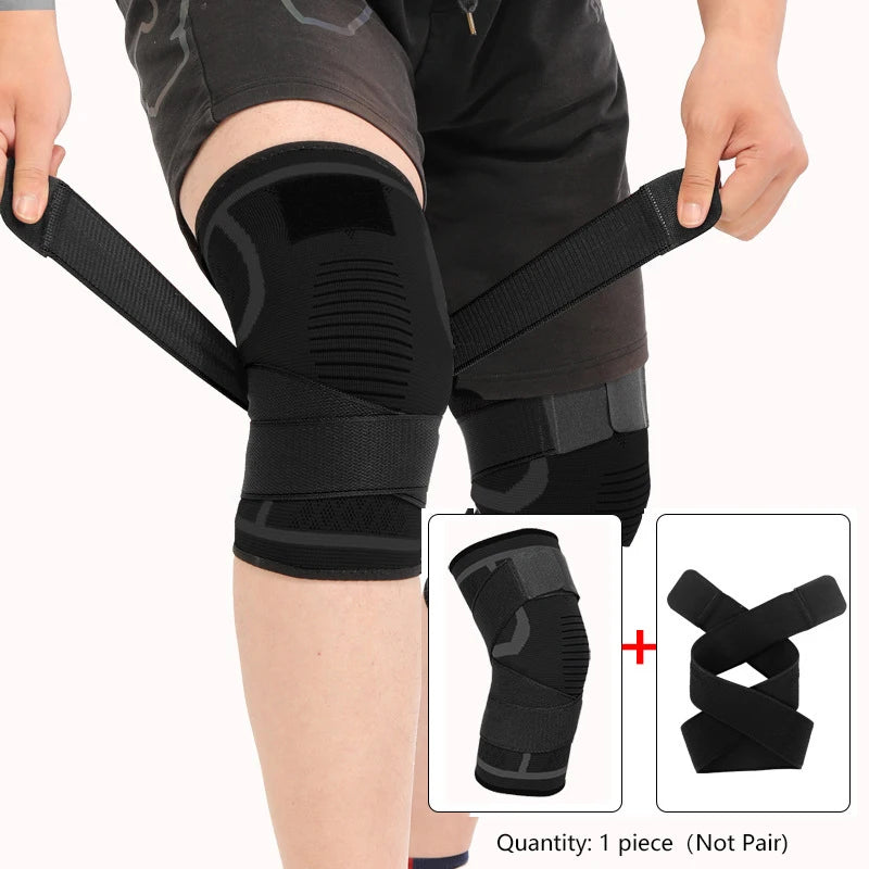 Nylon Sport Knee Brace – Joint Compression Support for Running, Fitness, Weightlifting, Cycling & Basketball