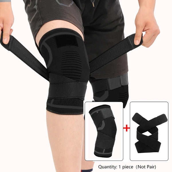 Nylon Sport Knee Brace – Joint Compression Support for Running, Fitness, Weightlifting, Cycling & Basketball