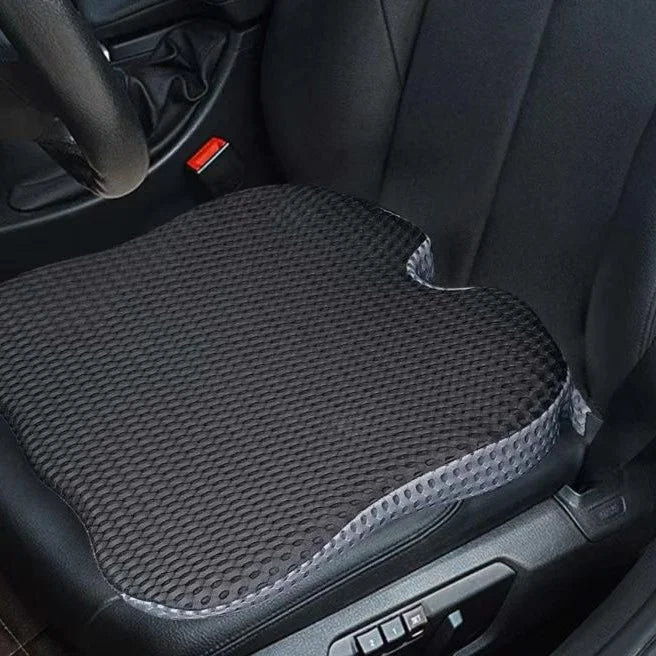 HEALTENCE Memory Foam Lumbar Back Cushion – Ergonomic Car & Office Support