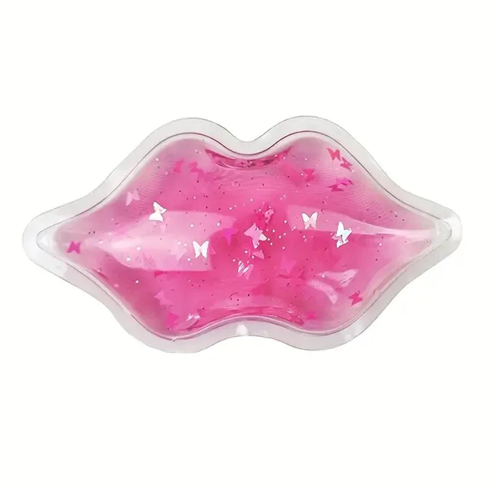 Lip Gel Ice Packs – Flexible Reusable Cold Compress for Lip Surgery, Cosmetic Injuries & Pain Relief