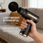 Fascial Percussion Massage Gun – LED Touch Screen with 4 Replaceable Heads for Body Relaxation