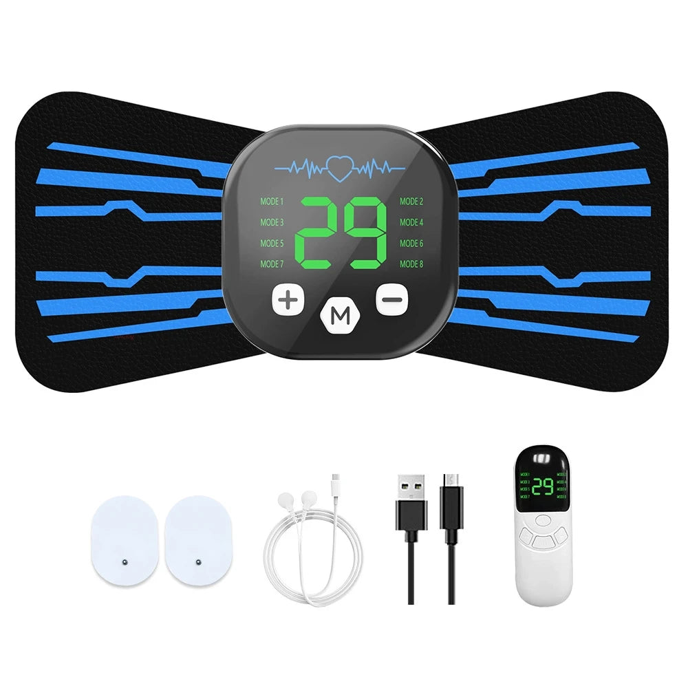 EMS Neck & Shoulder Massager – Portable TENS Pulse Therapy Device