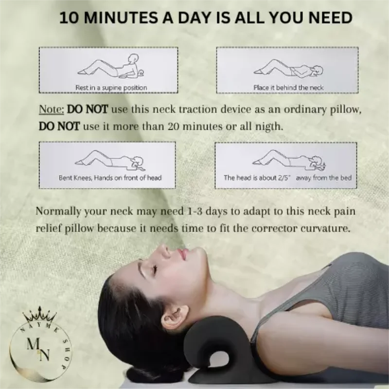 Cervical Traction Device – Neck & Shoulder Relaxer Pillow