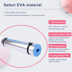 Thick Anti-Skid Yoga Mat – 6/8/10mm EVA Comfort Foam for Exercise, Yoga, Pilates & Gymnastics