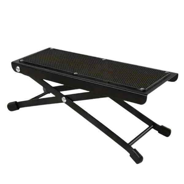 Folding Foot Rest – 4-Height Adjustable Pedal Footrest for Beauty Salons, Home Pedicures & Guitar Pedal