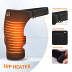 Full-Wrap Hip Heating Massager Brace – Sciatica & Buttock Relief, USB