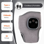 Electric Heat & Vibration Ankle Wrist Massager – Hot Compress Therapy Heated Wrap Brace