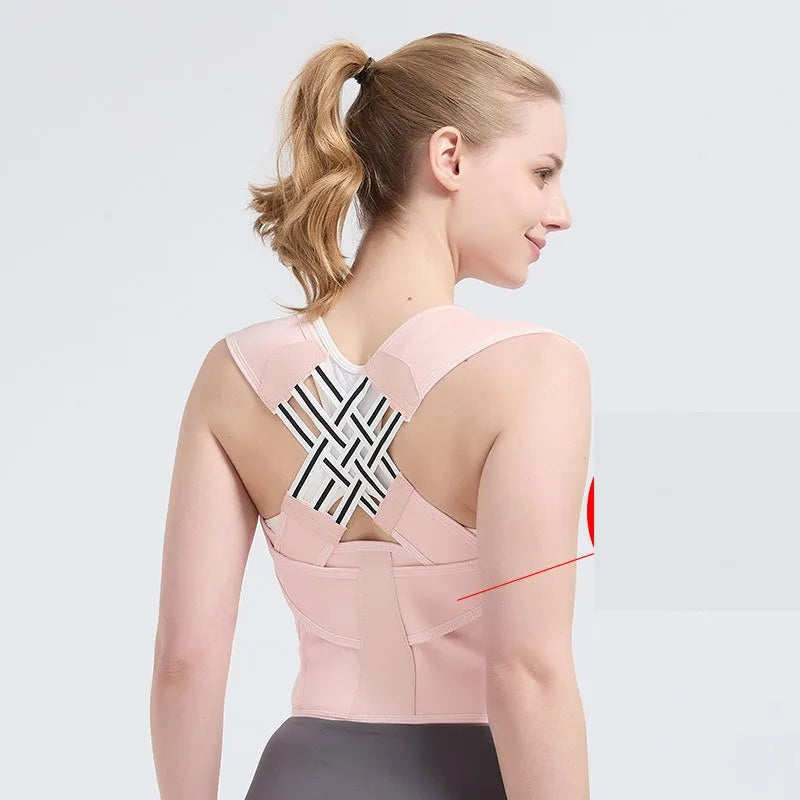 Breathable Adult Posture Corrector Belt – Back Correction Strap for Men & Women