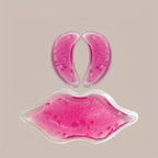 3-Piece Eye & Lip Gel Ice Pack Set – Flexible Reusable Cold Compress for Cosmetic Injuries & Lip Surgery